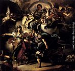 Aeneas Canvas Paintings - The Royal Hunt Of Dido And Aeneas